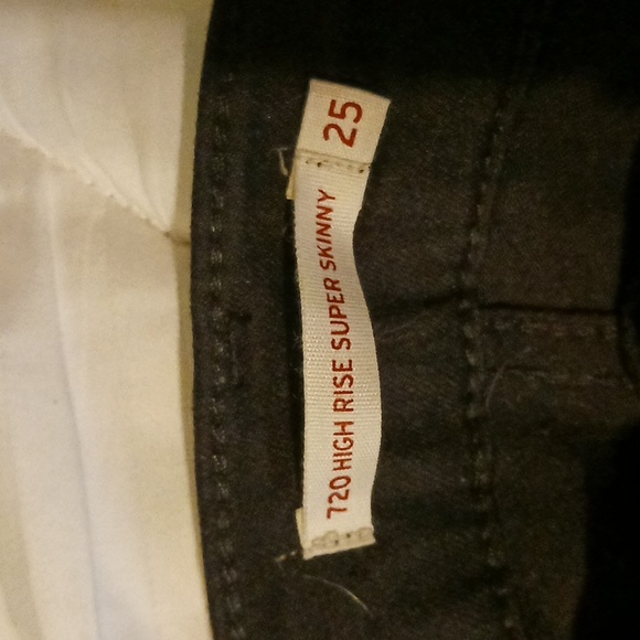 women's Levi's super skinny jeans - Picture 2 of 4